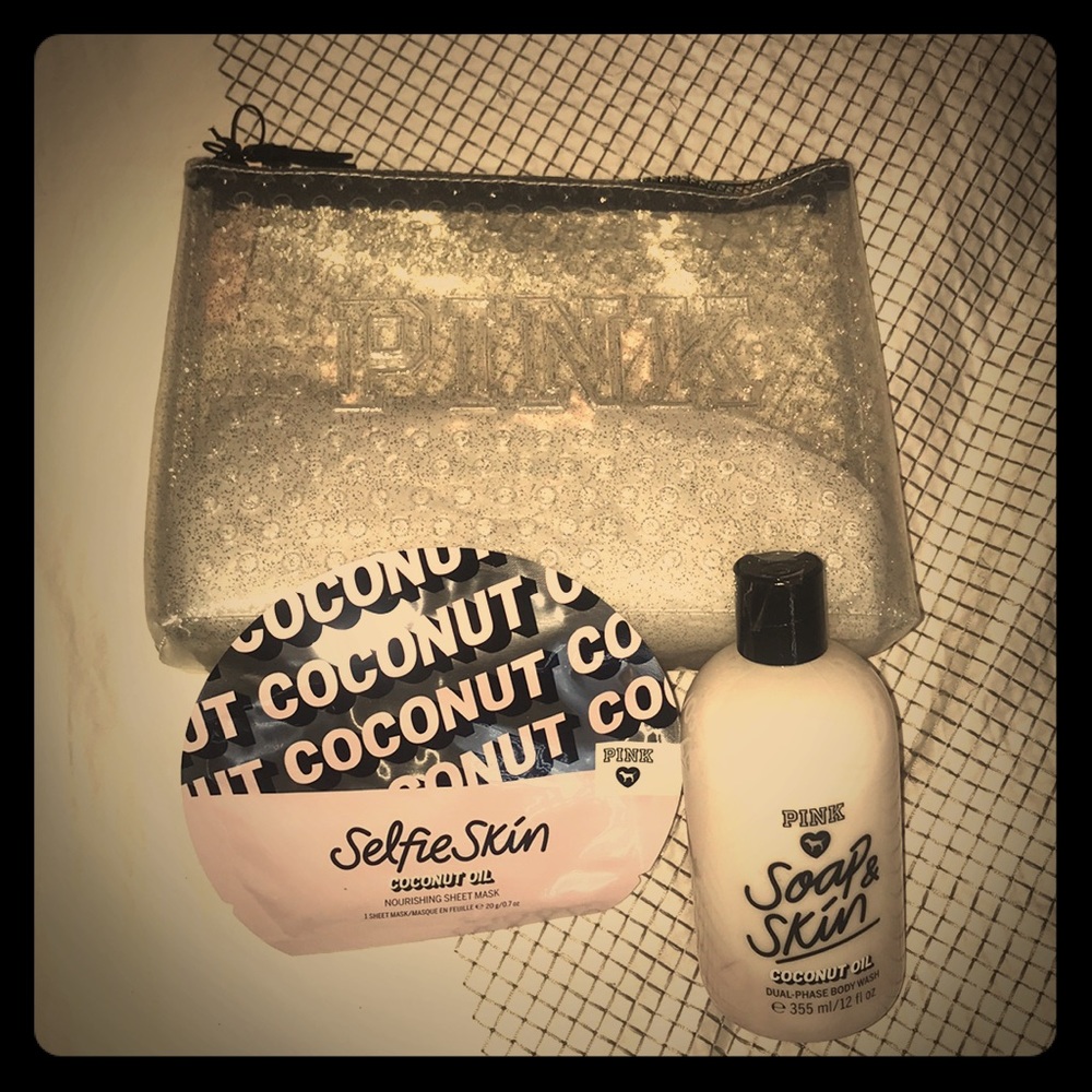 PINK Beauty and Cosmetics Bag